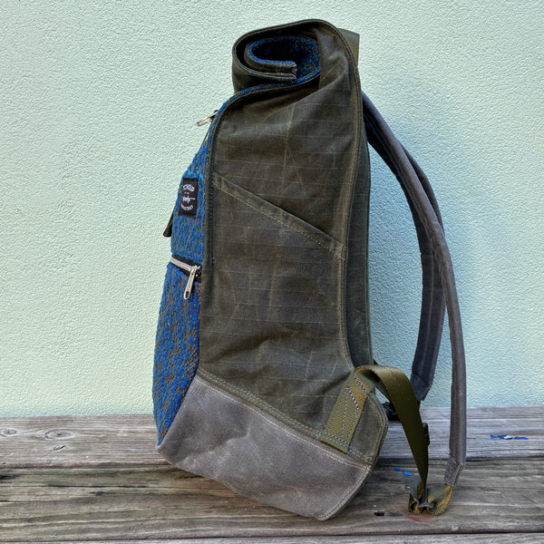 Roulez Pack Olive w/ Sapphire Woven