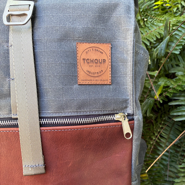 Roulez Pack Charcoal w/ Rich Brown Leather