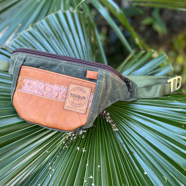 Fanny Pack Olive w/ Gator