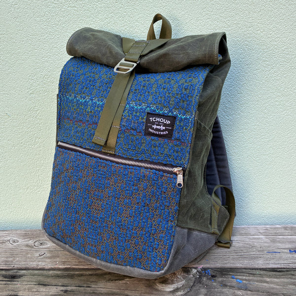 Roulez Pack Olive w/ Sapphire Woven