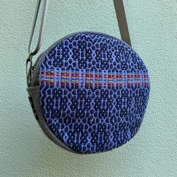 Le Tour Purse Charcoal w/ Dusk Rainbow Woven