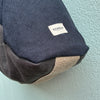 Linen Fling Tote - Navy w/ Graphite