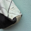 Linen Fling Tote - Square Grid w/ Graphite
