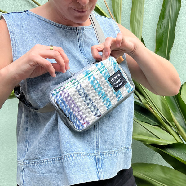 Fanny Pack Slim w/ Raphael Woven Panel