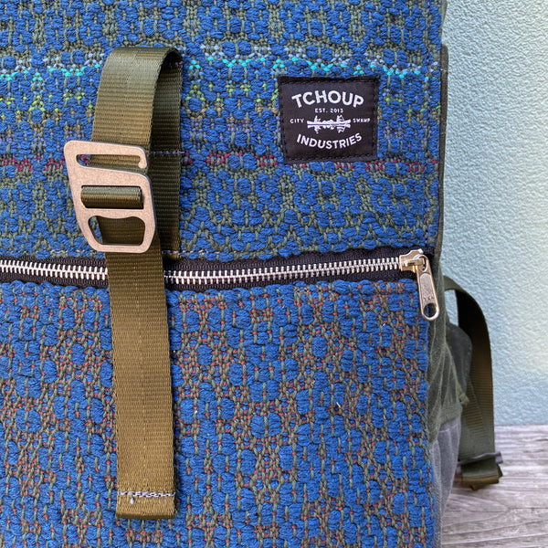 Roulez Pack Olive w/ Sapphire Woven
