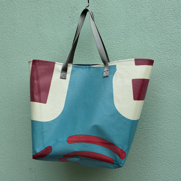 Recycled Banner Tote - Bubble03