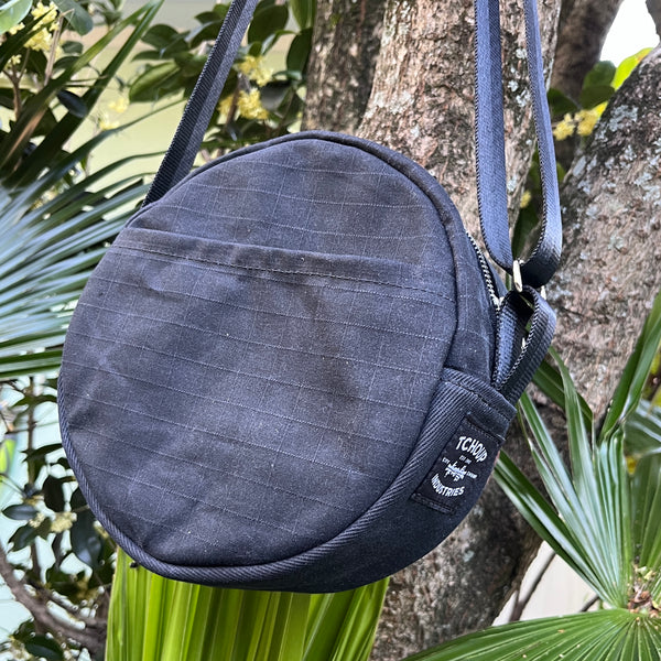 Le Tour Purse Black w/ Hopeful Rainbow Woven