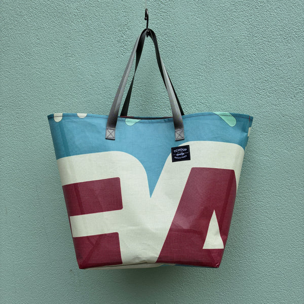 Recycled Banner Tote - Bubble02