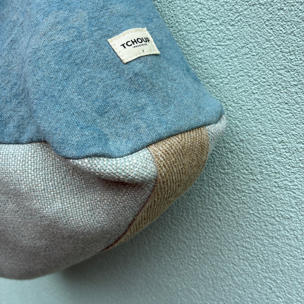 Linen Fling Tote - Indigo w/ Two Tone