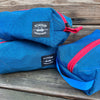 SAMPLE SALE Ditty Bag Blue Pinstripe + White
