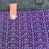 Simple Tote Olive w/ Periwinkle Static Woven