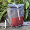 Roulez Pack Charcoal w/ Rich Brown Leather