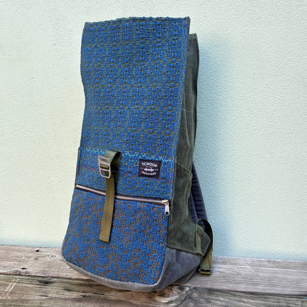 Roulez Pack Olive w/ Sapphire Woven