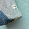 Linen Fling Tote - Square Grid w/ Indigo