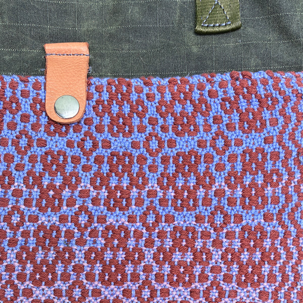 Simple Tote Olive w/ Sunrise Woven