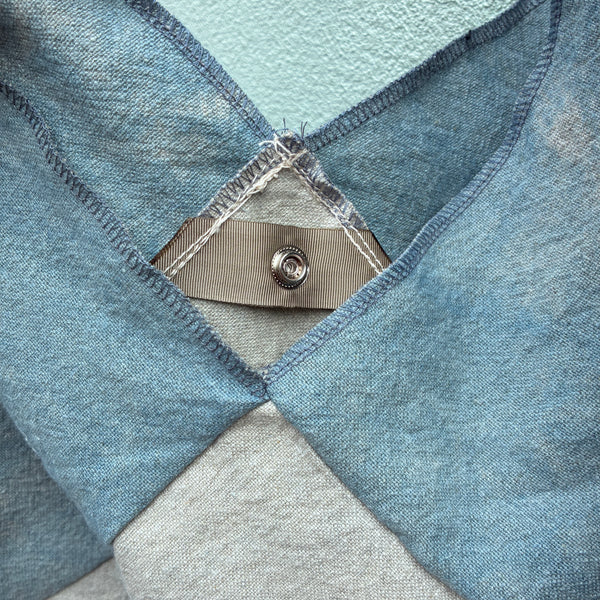 Linen Fling Tote - Indigo w/ Natural