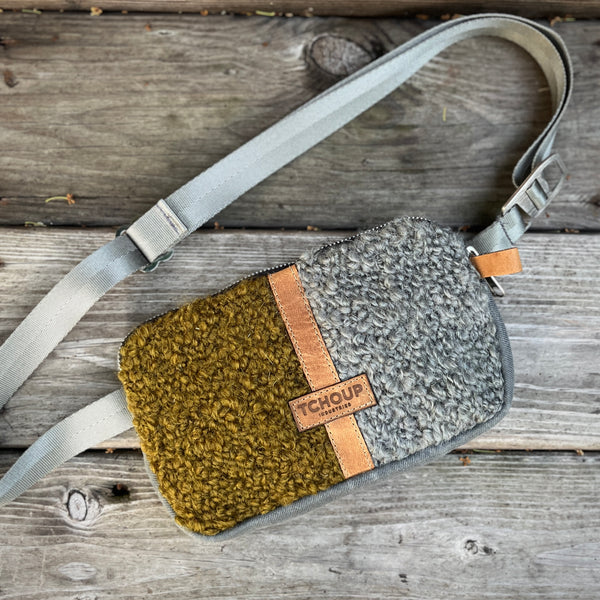 Fanny Pack Slim w/ Kiwi-Gray Wooly