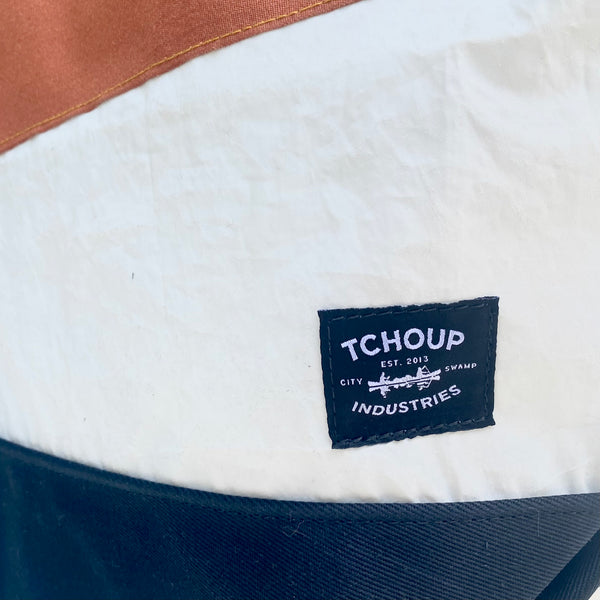 SAMPLE SALE Adventure Tote Sail + Orange Patches