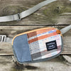 SAMPLE SALE Fanny Pack Slim Denim Sunbrella