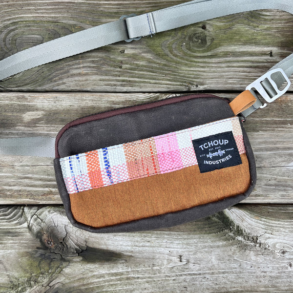 SAMPLE SALE Fanny Pack Slim w/ Woven Pocket