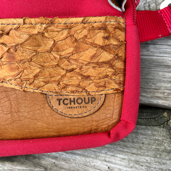 SAMPLE SALE Fanny Pack Slim - Dragonfin + Sunbrella