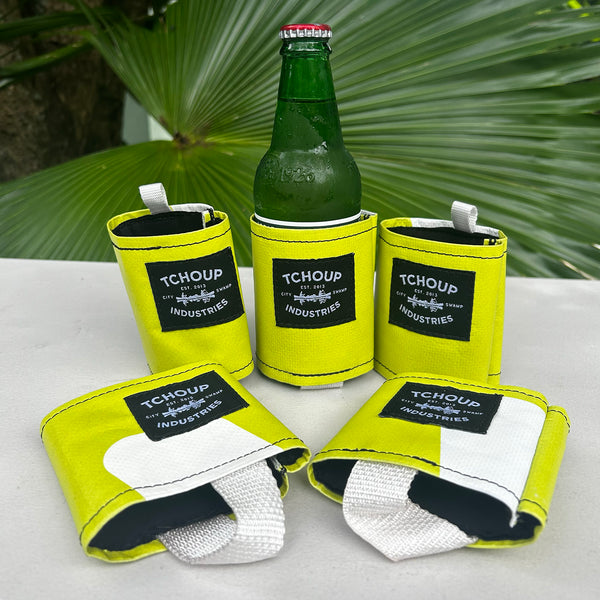 SAMPLE SALE Insulated Drink Holder Recycled Banner - Bottle Only