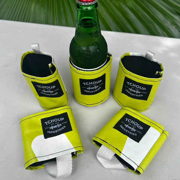 SAMPLE SALE Insulated Drink Holder Recycled Banner - Bottle Only