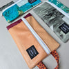 SAMPLE SALE Recycled Banner Zip Pouch BRIGHT