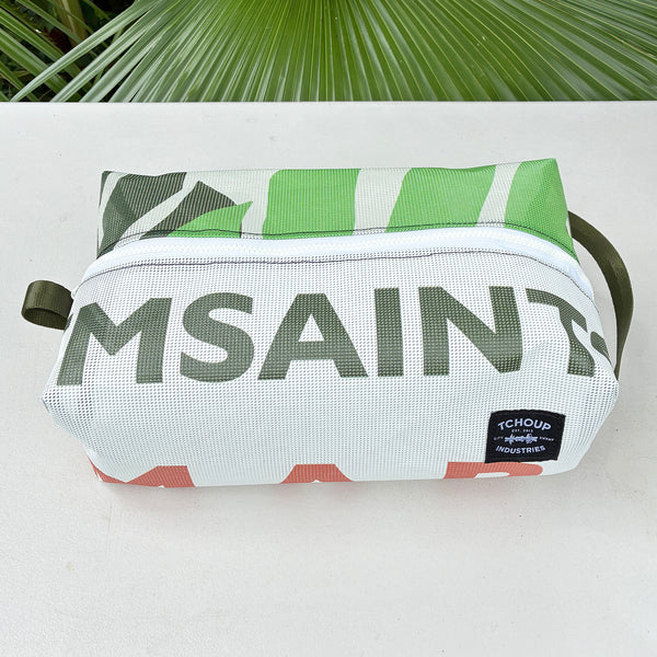 SAMPLE SALE Recycled Banner Shoe Bag