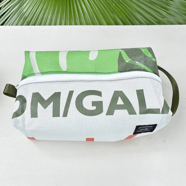 SAMPLE SALE Recycled Banner Shoe Bag