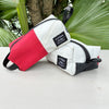 SAMPLE SALE Ditty White Sail + Red Sunbrella