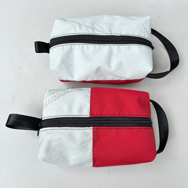SAMPLE SALE Ditty White Sail + Red Sunbrella
