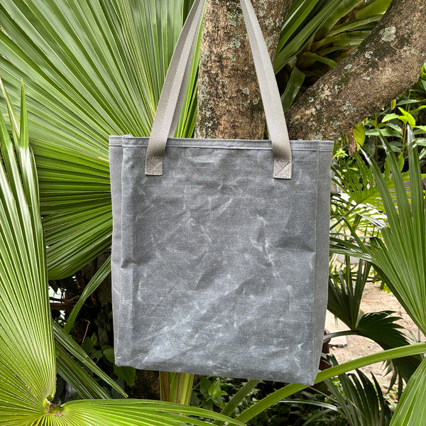 SAMPLE SALE Simple Woven Tote - Upcycled