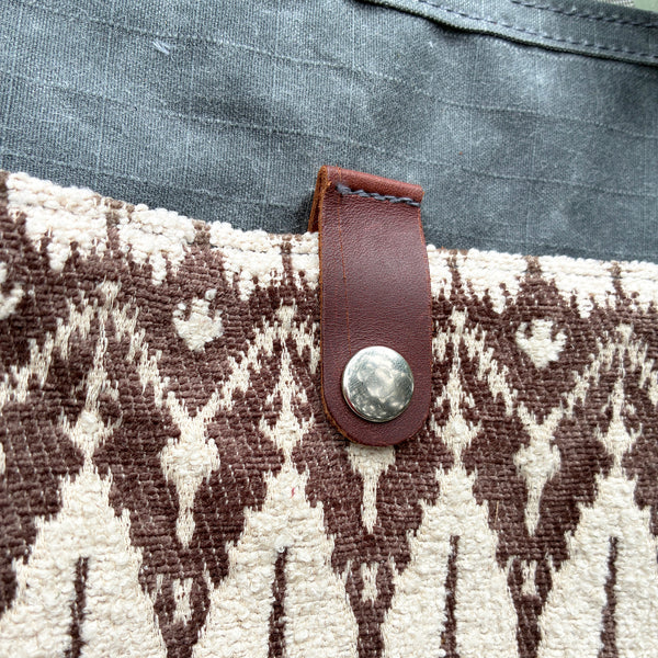 SAMPLE SALE Simple Woven Tote - Upcycled
