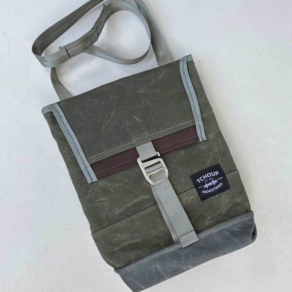 SAMPLE SALE Convertible Mini Flap Pack Wax Canvas