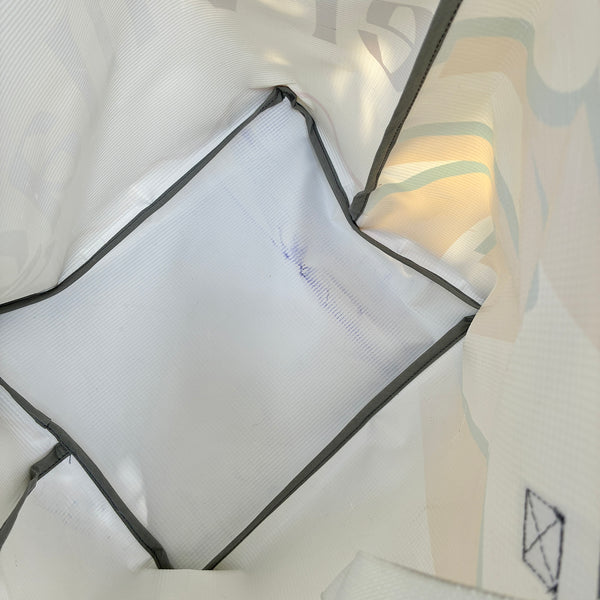SAMPLE SALE Recycled Banner Totes