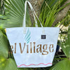 SAMPLE SALE Recycled Banner Totes