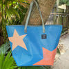 SAMPLE SALE Mesh Banner Tote STAR 01