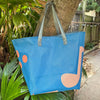 SAMPLE SALE Mesh Banner Tote MUSICAL CONFETTI 01