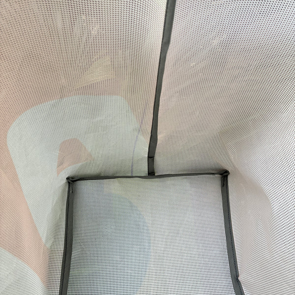 SAMPLE SALE Mesh Banner Tote PEACH 03