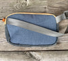 SAMPLE SALE Fanny Pack Slim Denim Sunbrella