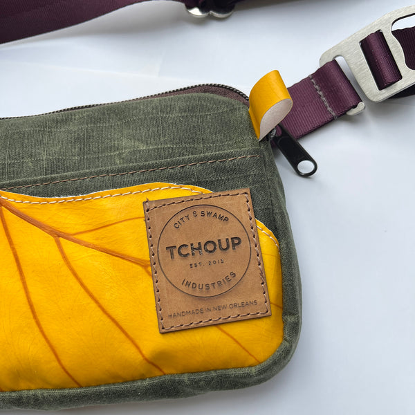 Fanny Pack Slim MARDI GRAS LEAF