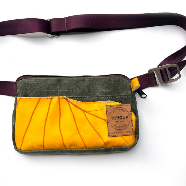 Fanny Pack Slim MARDI GRAS LEAF