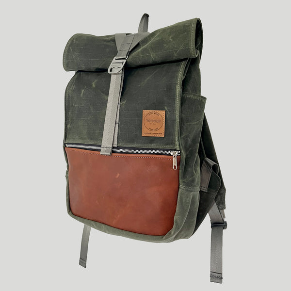 Roulez Pack Olive w/ Leather