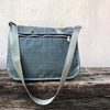 Roulez Satchel Charcoal w/ Sweet Mint Woven
