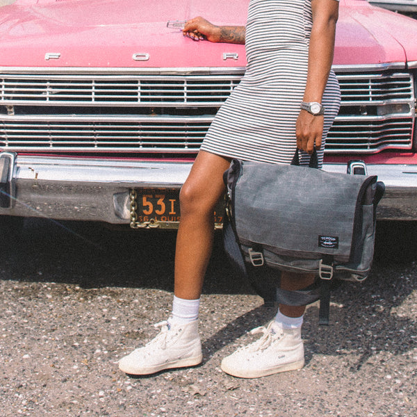 Flap Messenger Charcoal