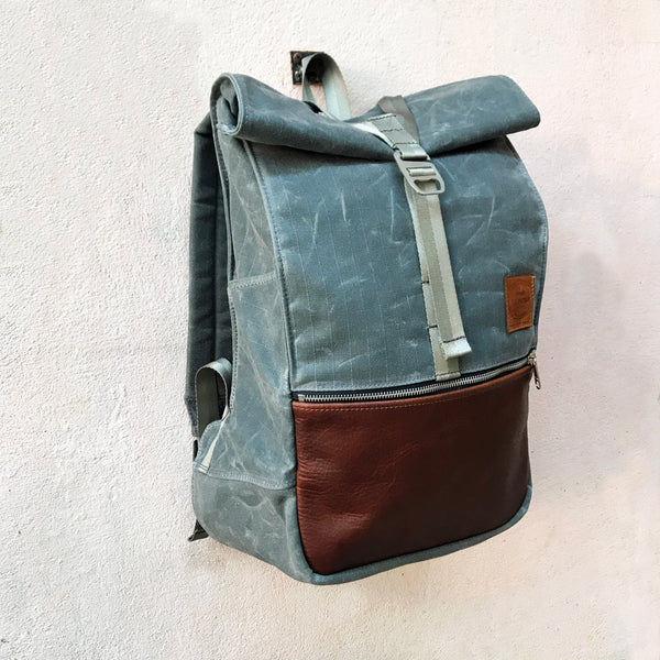 Roulez Pack Charcoal w/ Rich Brown Leather